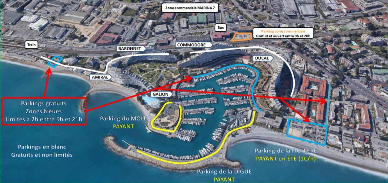 Dream French Riviera - Fame Marina Baie Des Anges Apartment Villeneuve-Loubet Ngoại thất bức ảnh